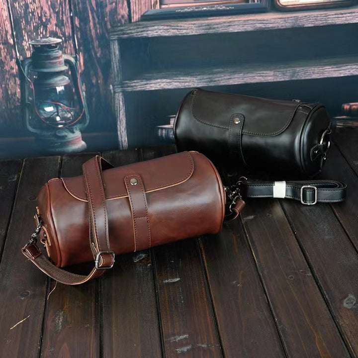 Vintage Leather Crossbody Bag