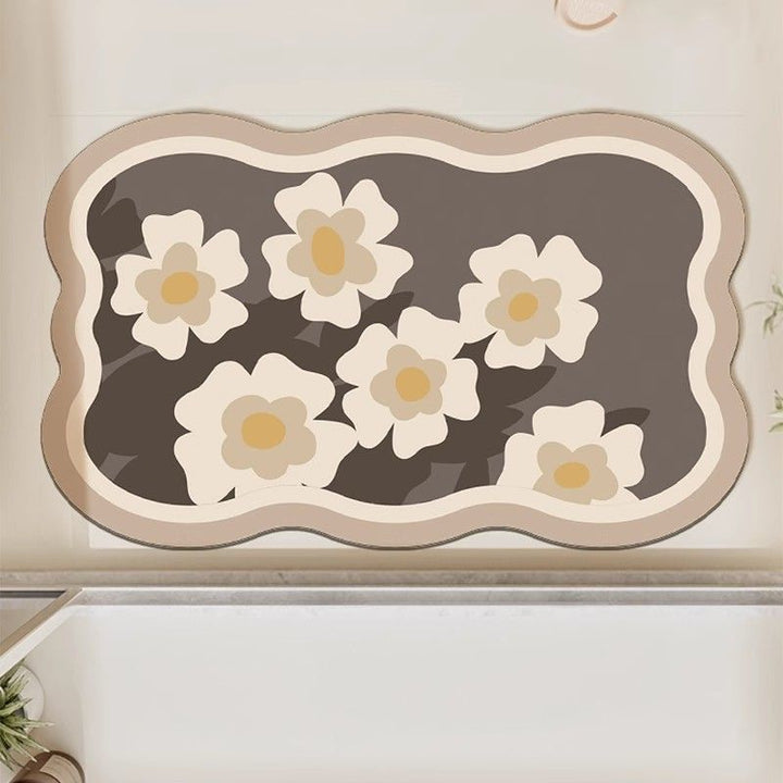 Cute Panda-Themed Plush Bath Mat