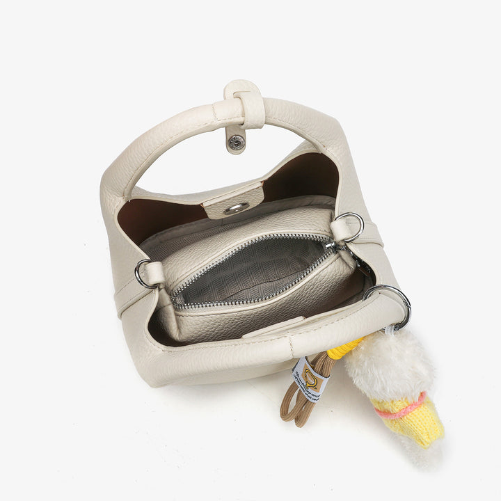 Chic Leather Handheld Tote Bag