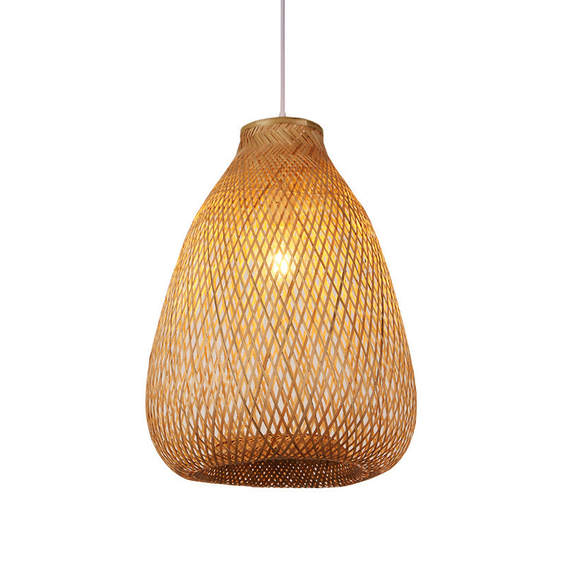 Woven Bamboo Ceiling Lamp