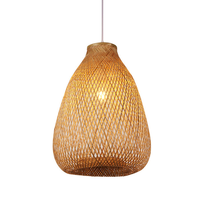 Woven Bamboo Ceiling Lamp