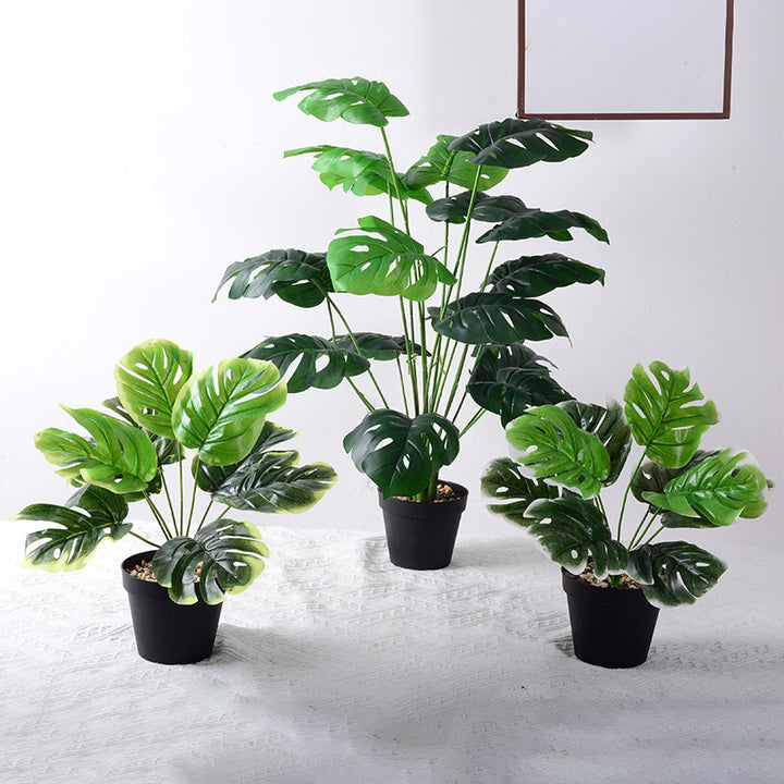 Artificial Monstera Leaf Plant