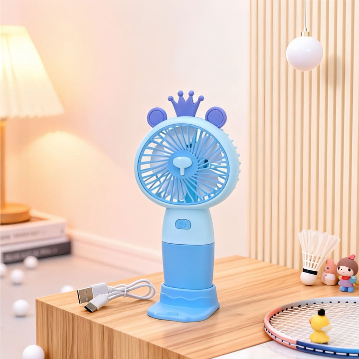 Ladies Portable USB Hand Fan with Playful Design Kalsten