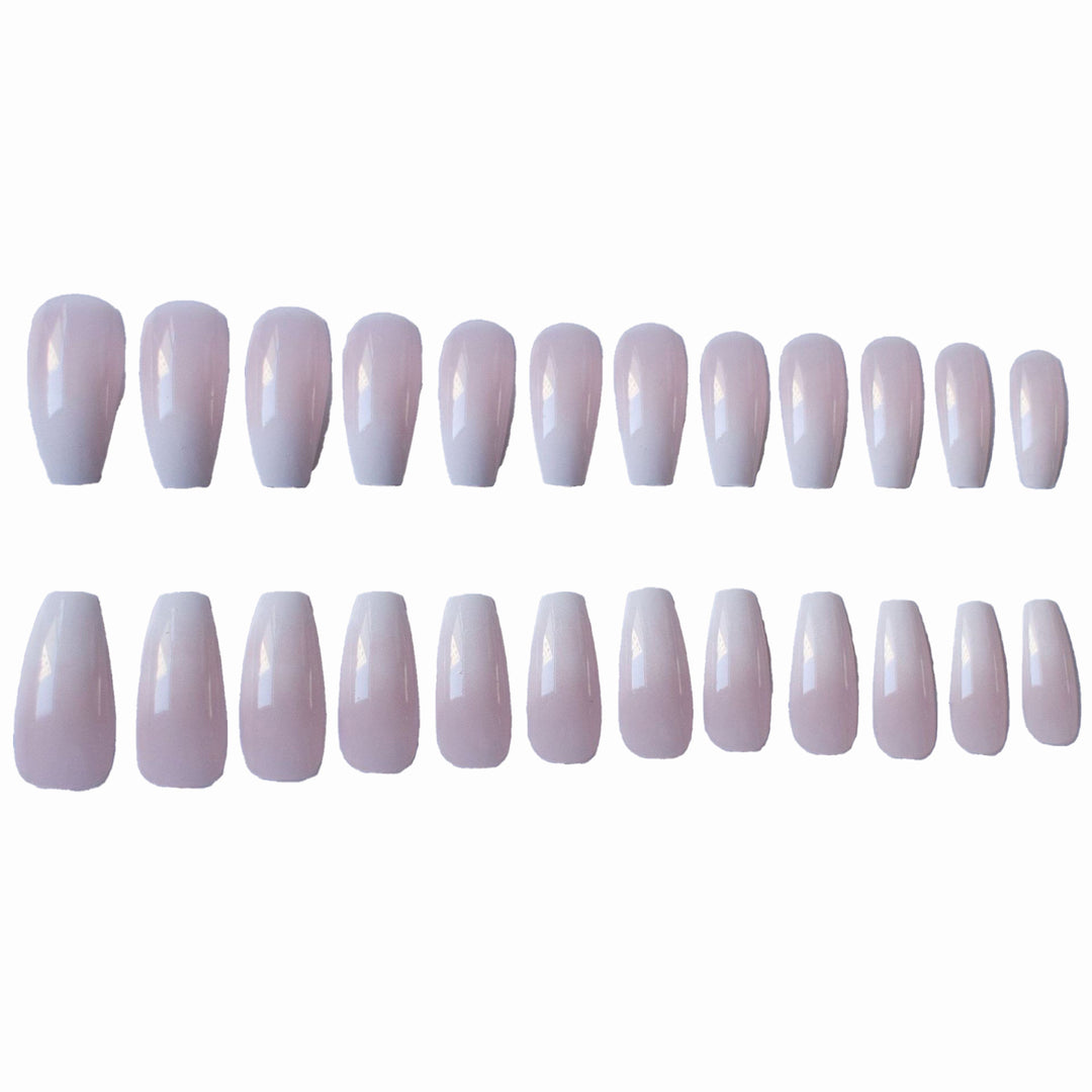 Elegant Faux Almond Shape Press-On Nails