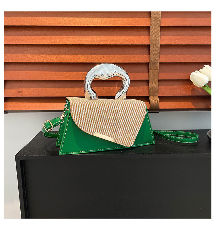 Stylish Geometric Structured Handbag Kalsten