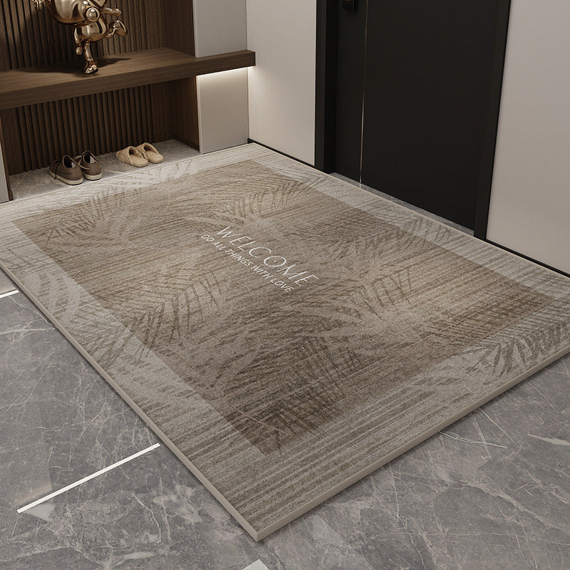 Elegant Tropical-Themed Entryway Mat Kalsten