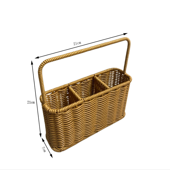 Stylish Rectangular Woven Storage Organizer Kalsten