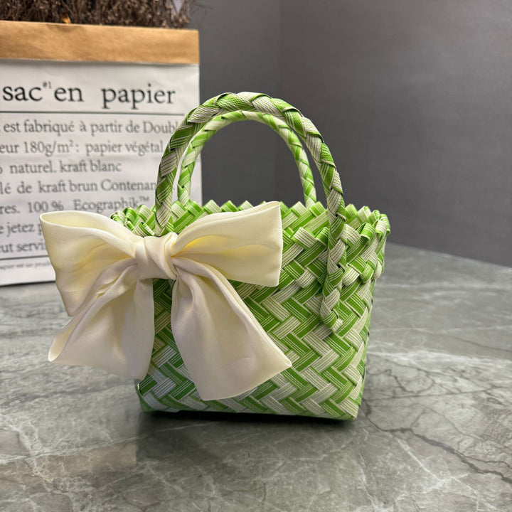 Handcrafted basket bag in stylish design Kalsten