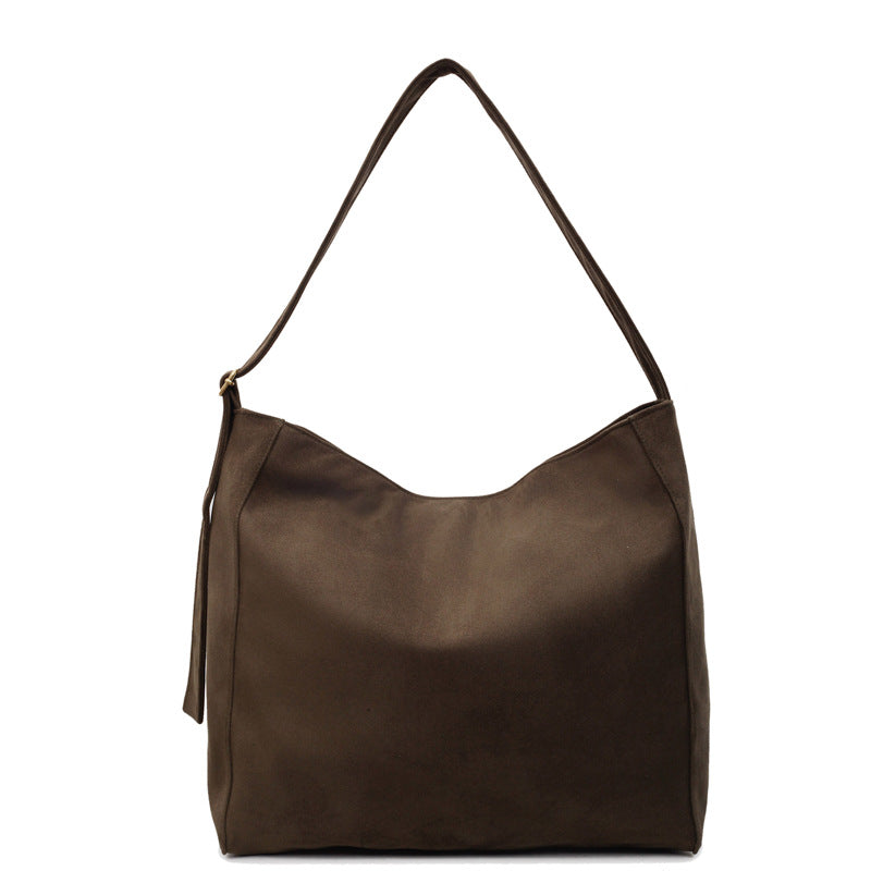 Soft Suede Hobo Bag