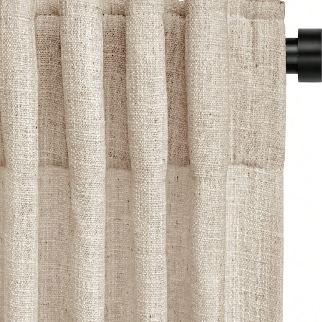 Sheer Linen Window Curtains Kalsten