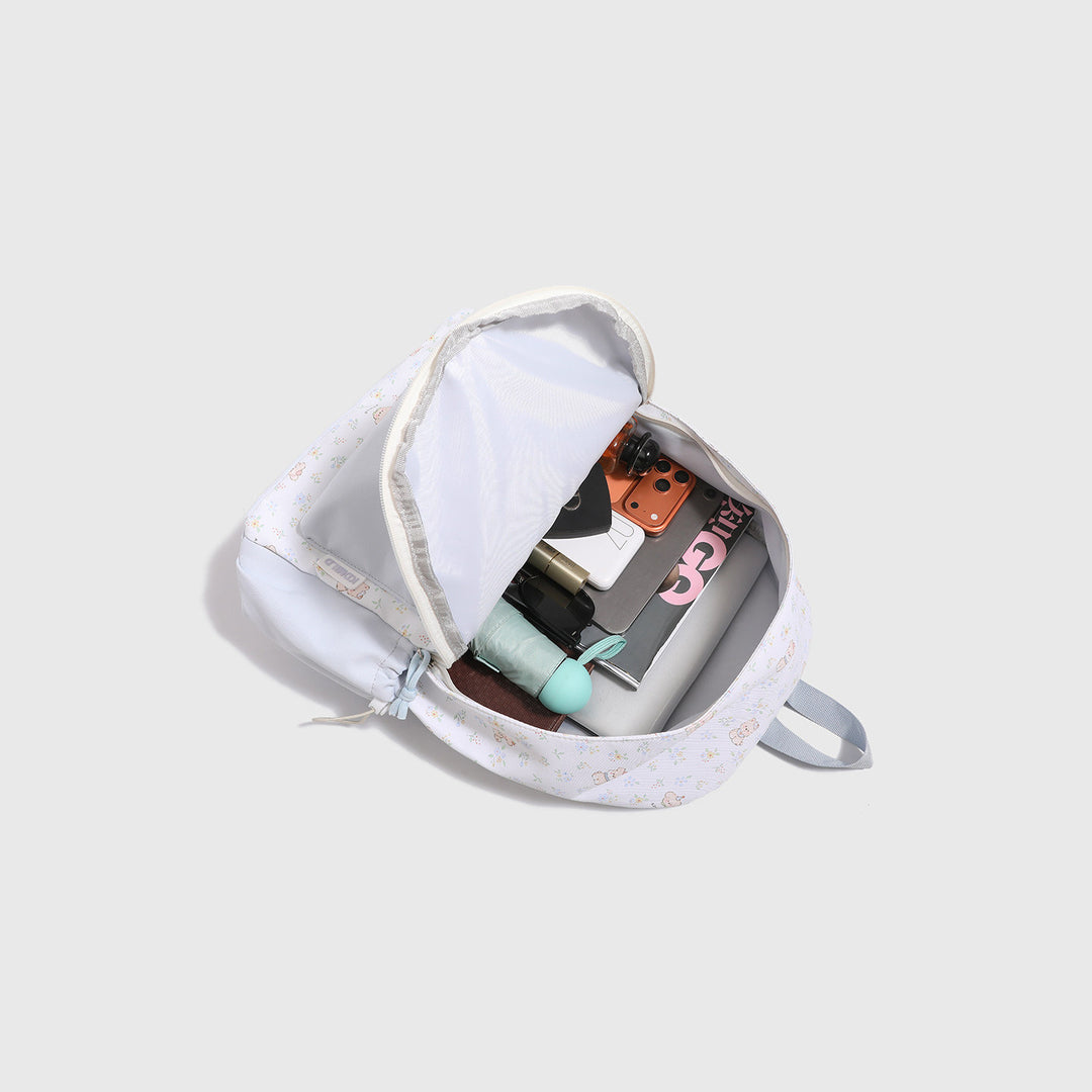 Playful Character Print Backpack Kalsten