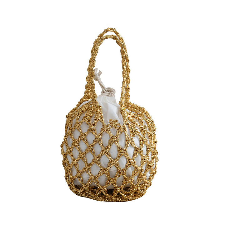 Net shopping bag with braided design Kalsten