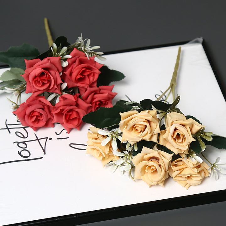 Realistic Artificial Rose Bouquet