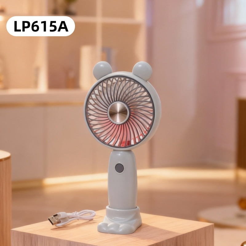 Women's Portable Hand Fan with Cute Rabbit Design Kalsten
