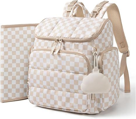 Quilted Multi-Compartment Backpack Kalsten
