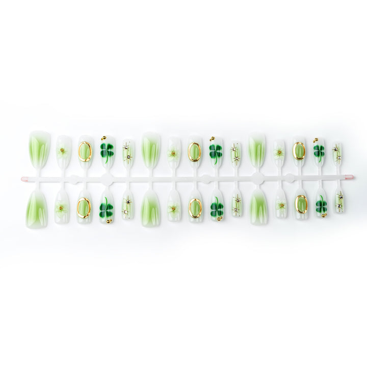 Floral Articulated Press-On Nail Set Kalsten