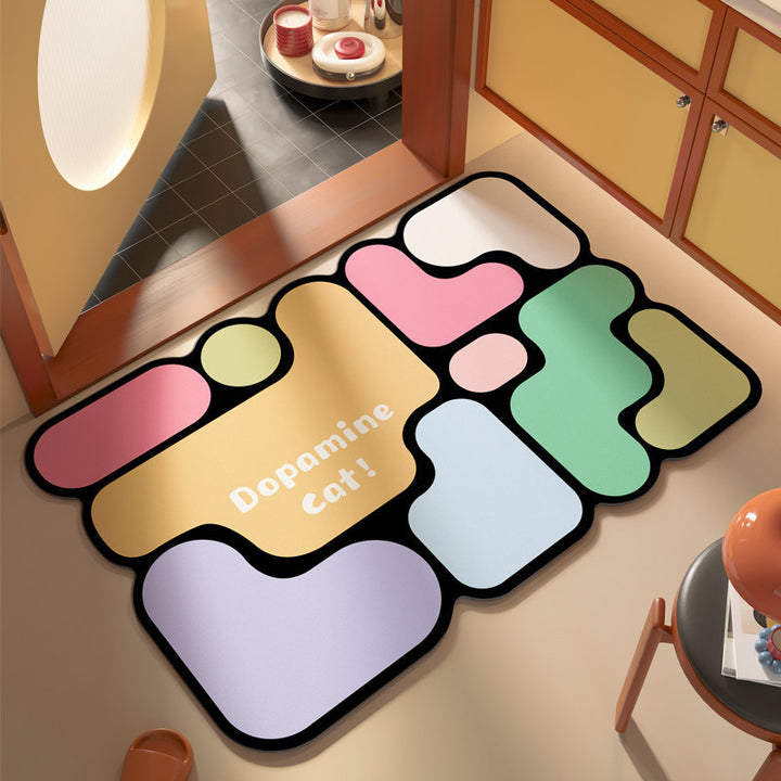Artistic Colorful Doormat Kalsten
