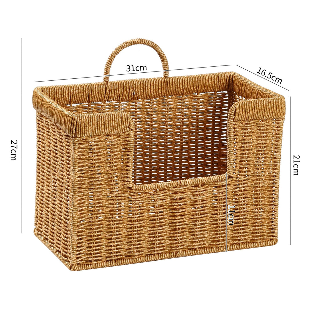 Woven Storage Caddy with Ergonomic Handle Kalsten