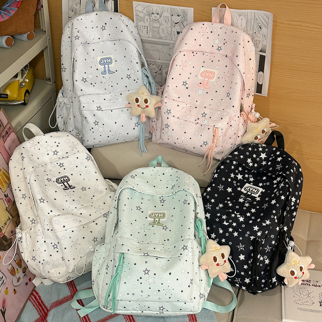 Stylish Star-Printed Backpack Kalsten 1791205440