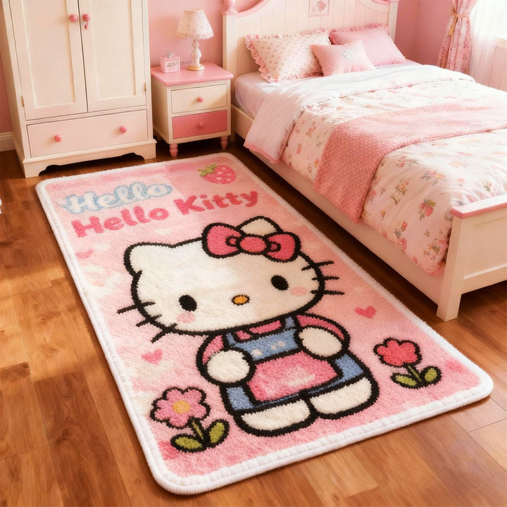 Cartoon-Themed Plush Area Rug