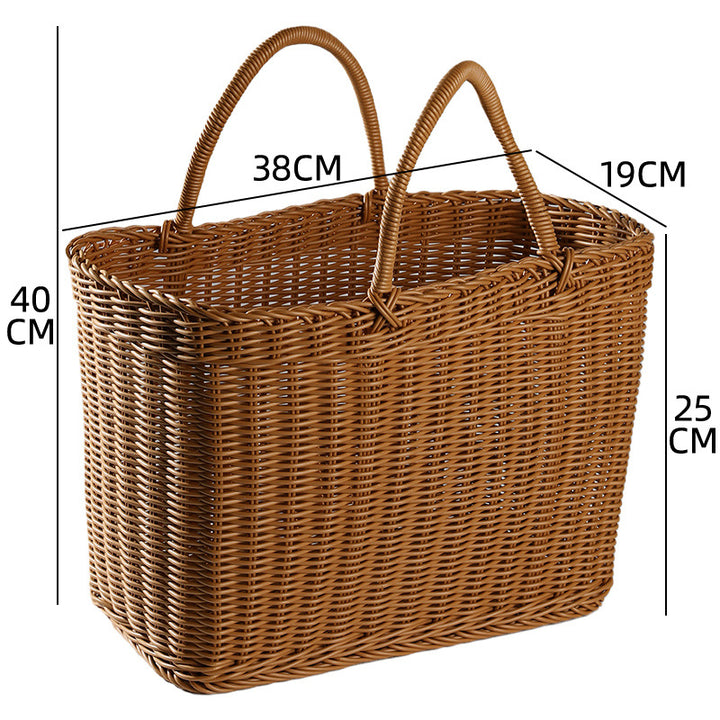 Unisex Large Storage Basket made of Woven Material Kalsten