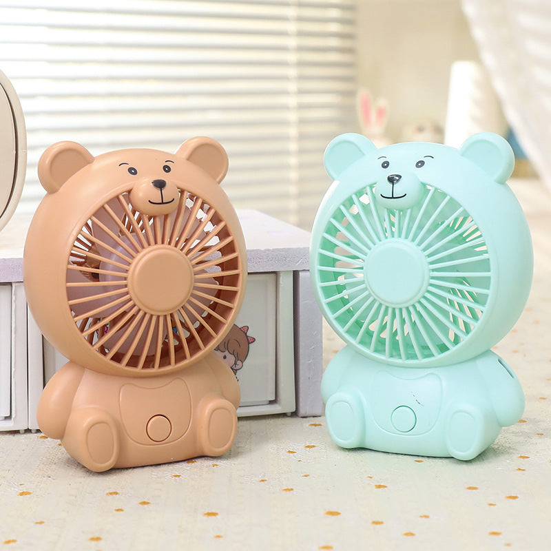 Ladies USB table fan in bear design Kalsten