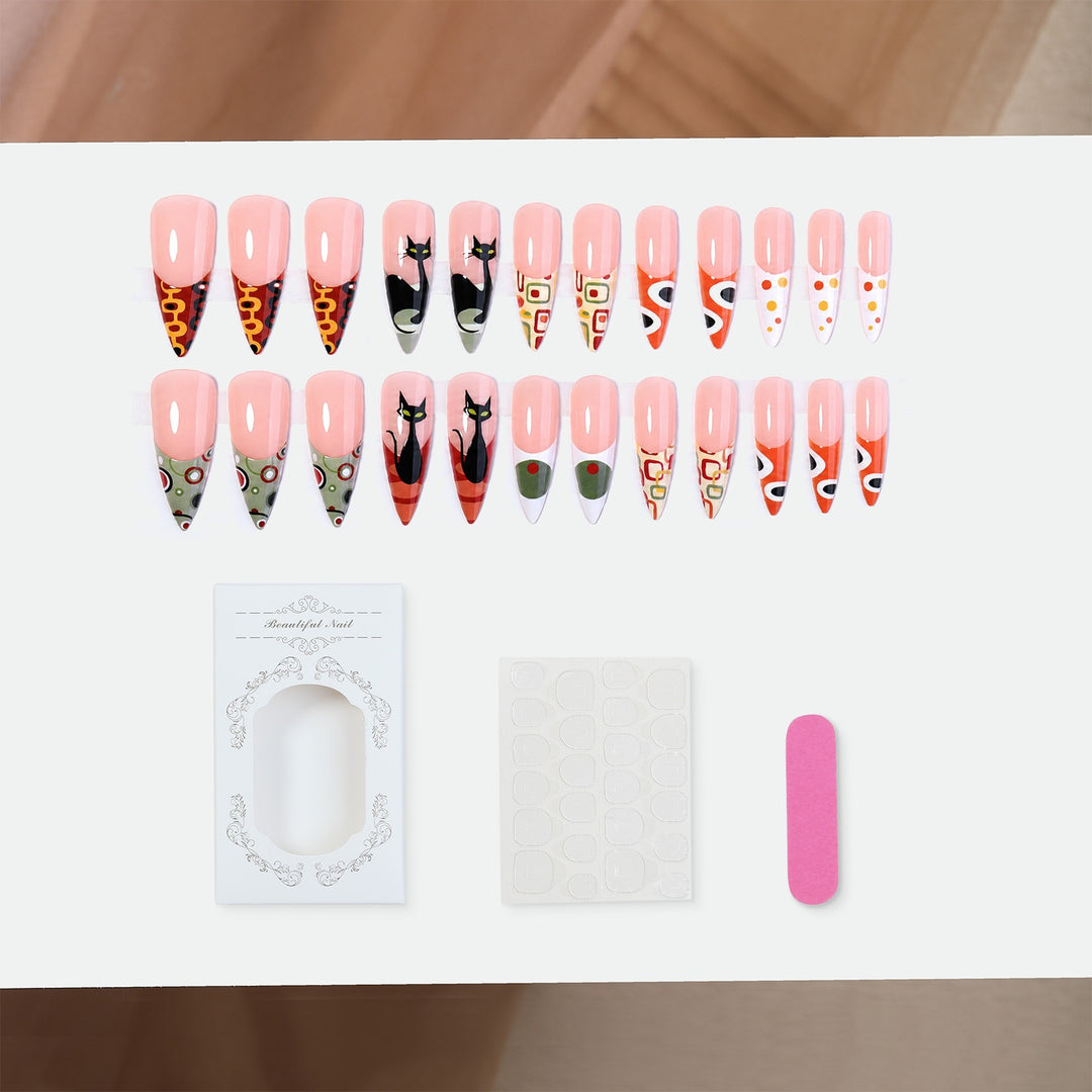Art nail set with artistic designs Kalsten