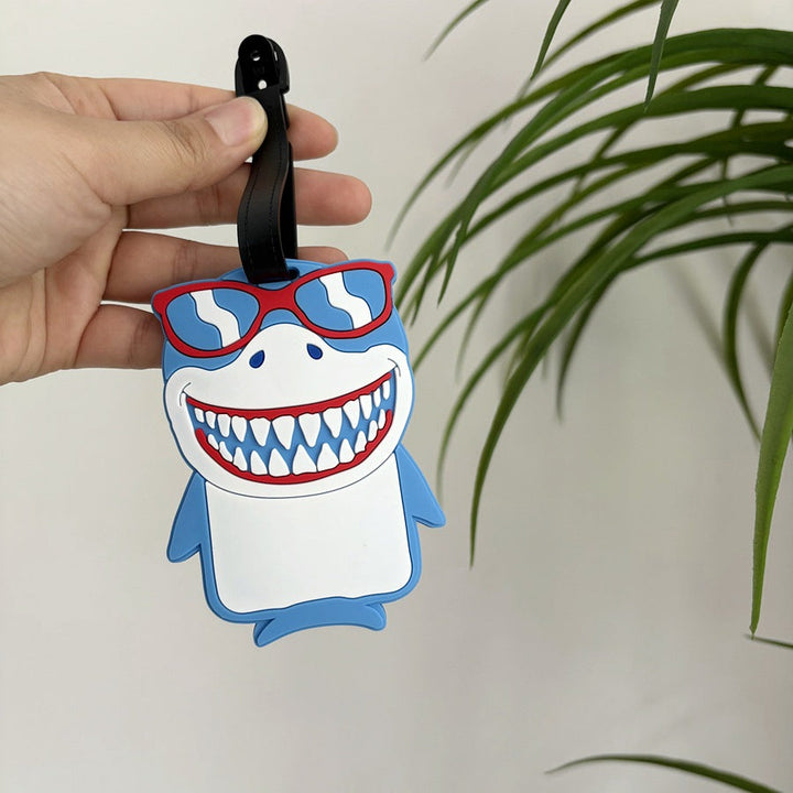 Shark-Themed Luggage Tag Kalsten