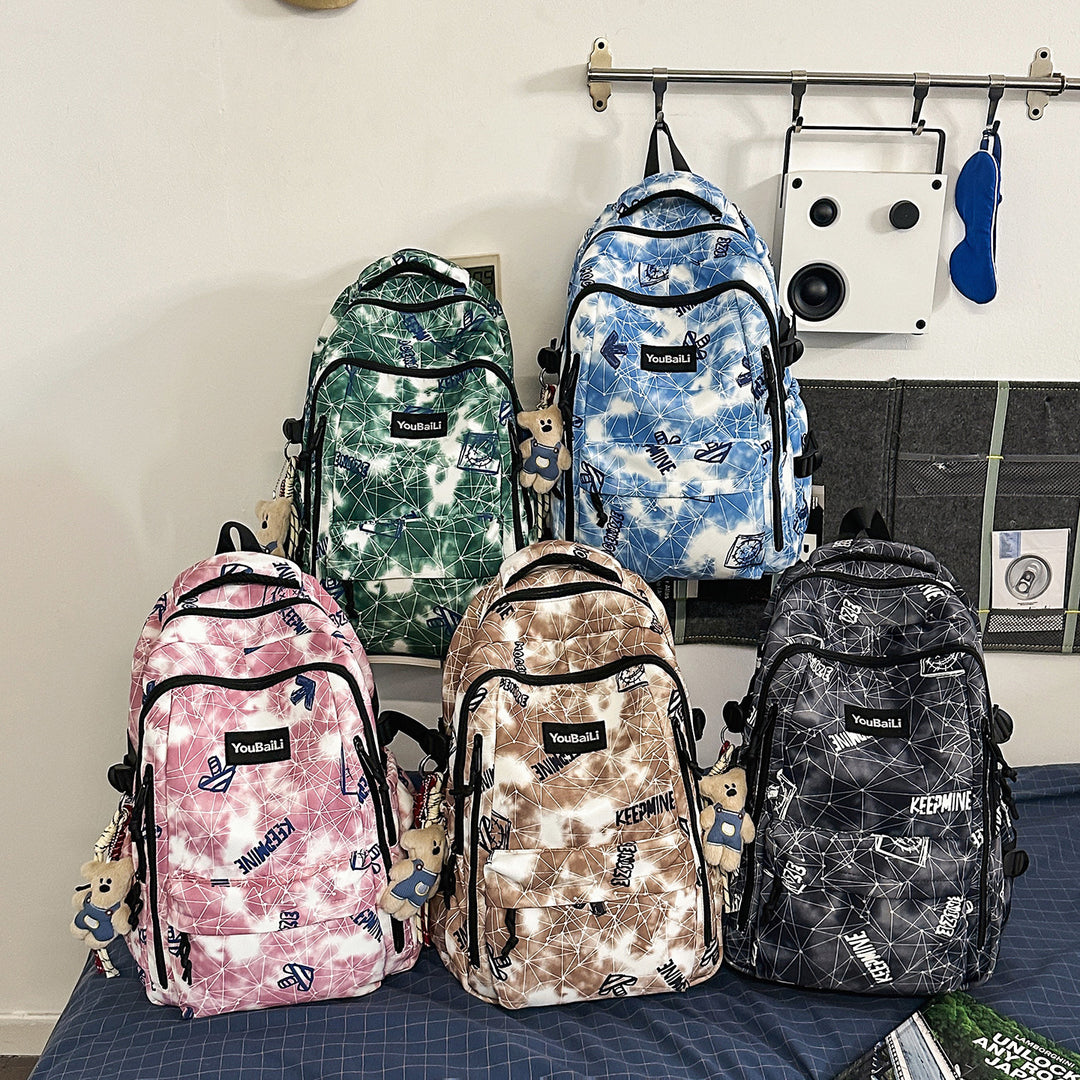 Trendy Patterned Backpack Kalsten