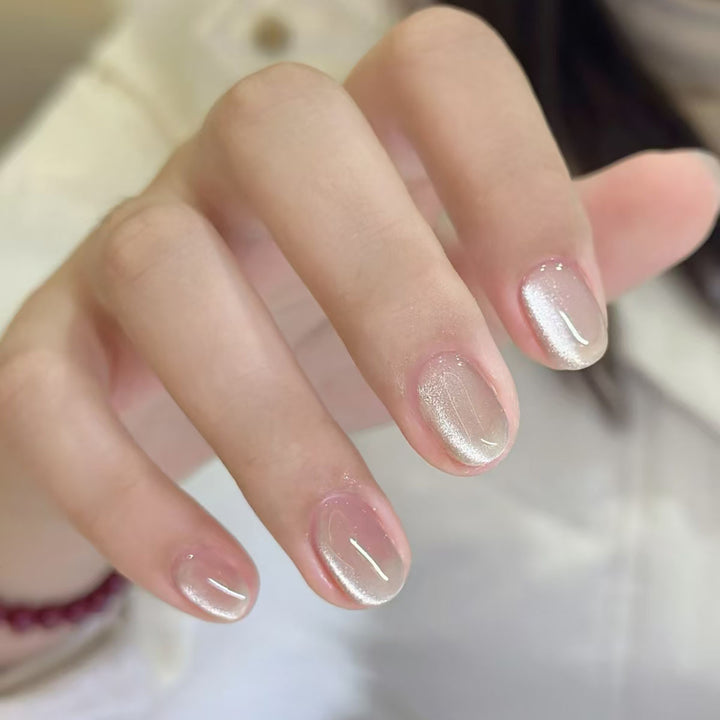 Elegant Press-On Nail Set with Glossy Finish  1791110649
