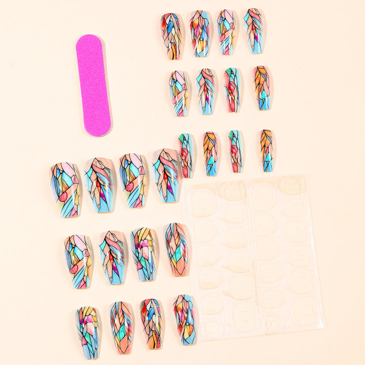 Artistic Stained Glass Nail Art Kit Kalsten