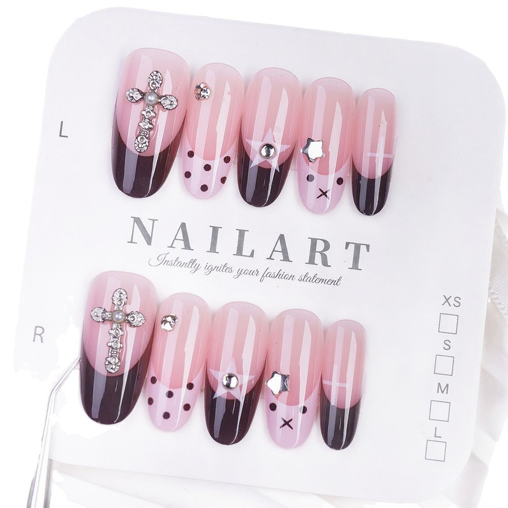 Creative Themed Press-On Nail Set Kalsten