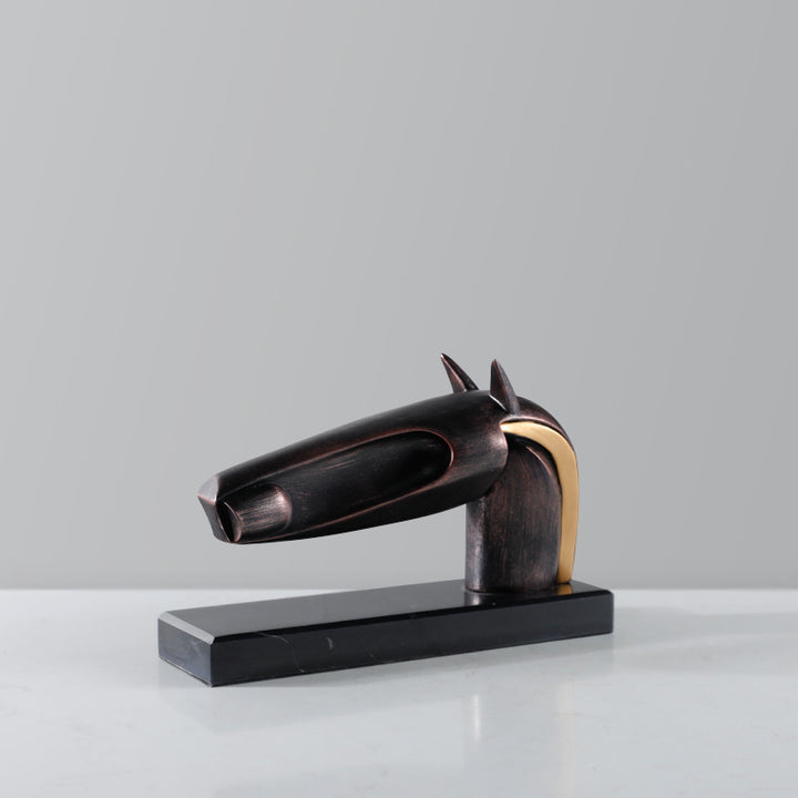 Artistic Abstract Horse Head Sculpture