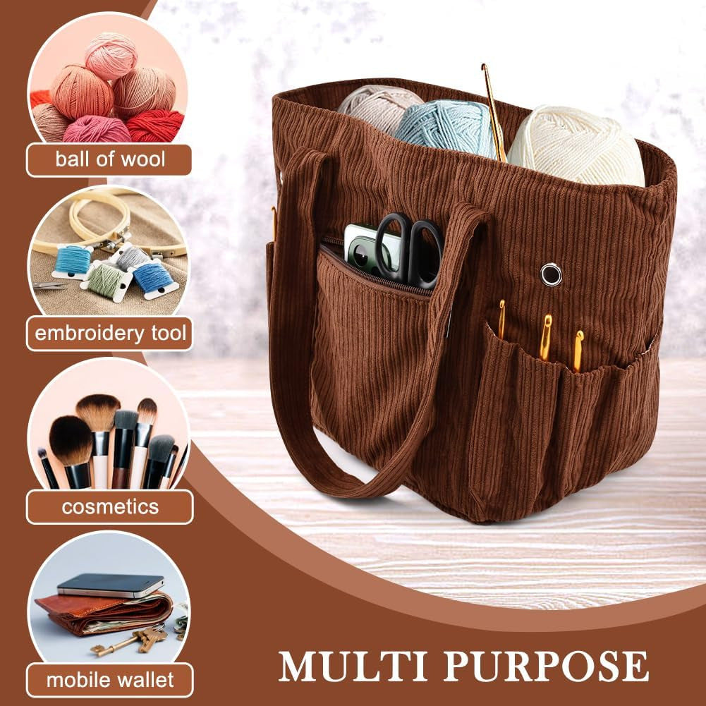 Functional storage bag with multiple outer pockets Kalsten