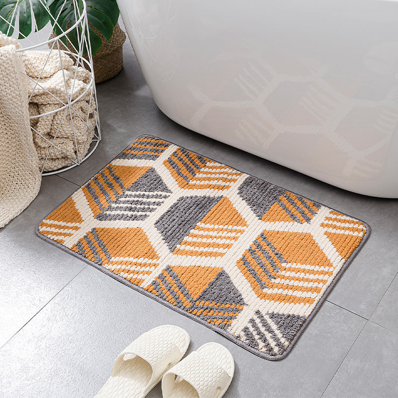 Geometric Pattern Indoor Welcome Mat