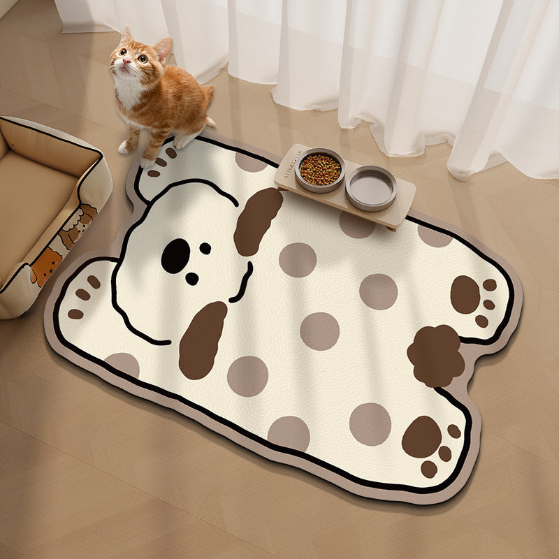 Cartoon Dog-Shaped Area Rug