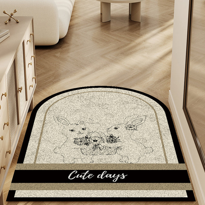 Elegant Textured Welcome Mat
