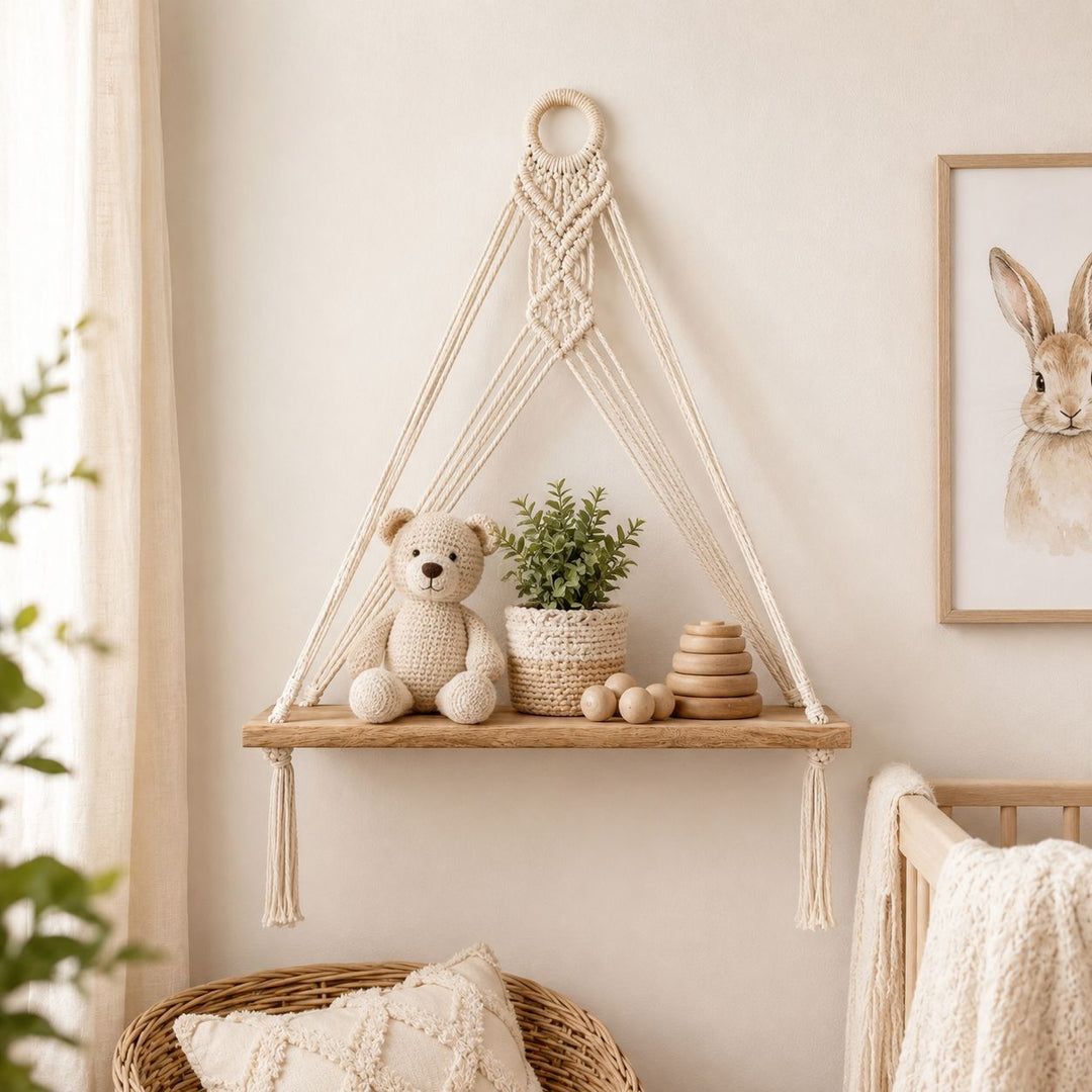 Macrame Wall Shelf Kalsten