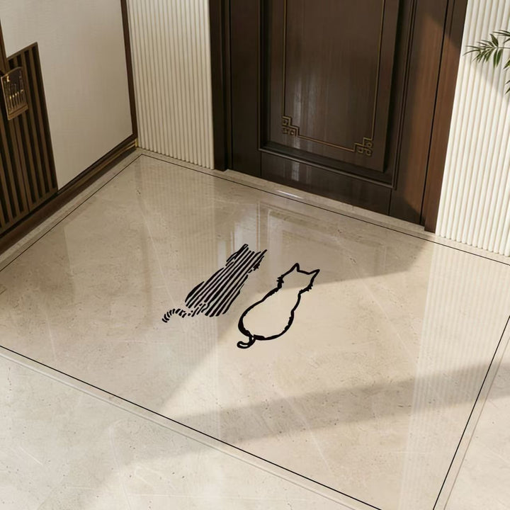 Playful Dinosaur-Themed Area Mat