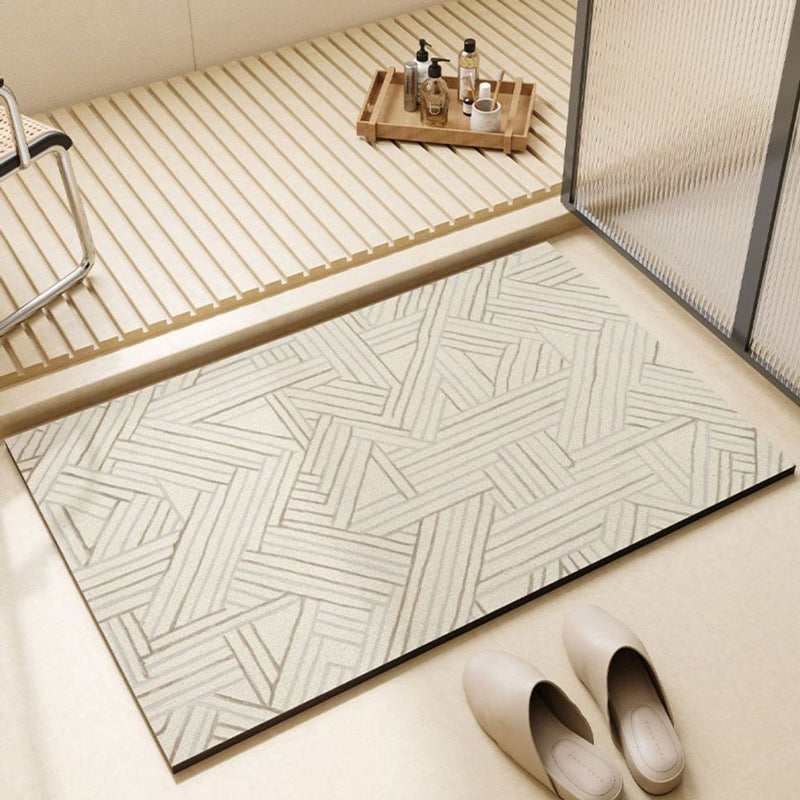 Modern Abstract Pattern Bath Mat for Bathroom