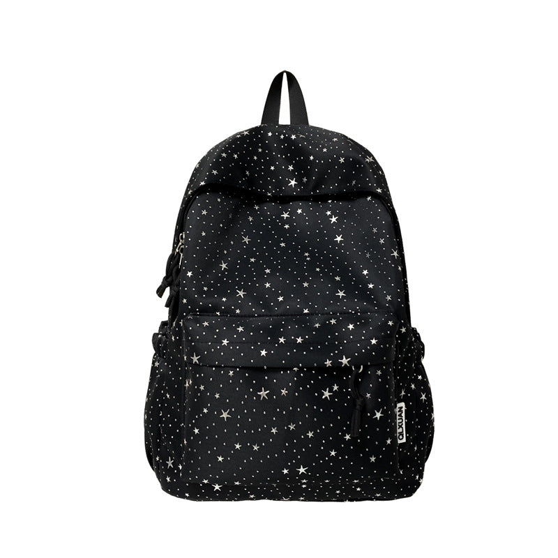 Star-Printed Casual Backpack Kalsten