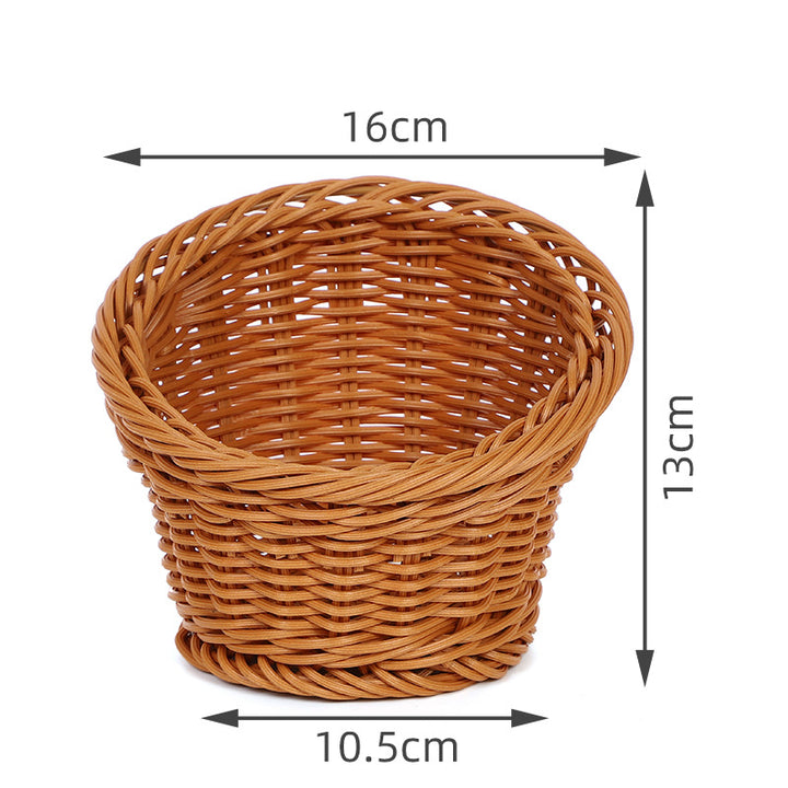 Decorative Woven Round Basket Kalsten