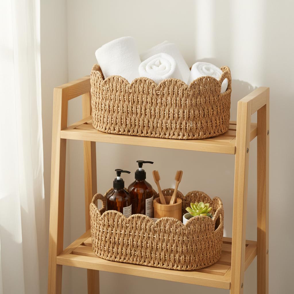 Decorative Woven Storage Basket Kalsten