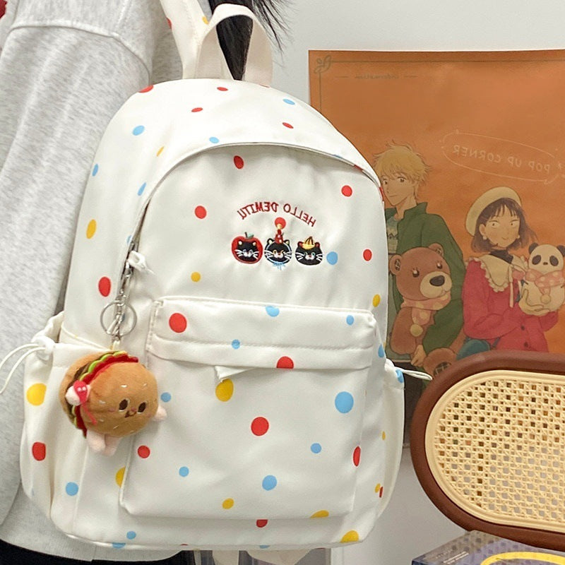 Fun-Themed Polka Dot Backpack Kalsten