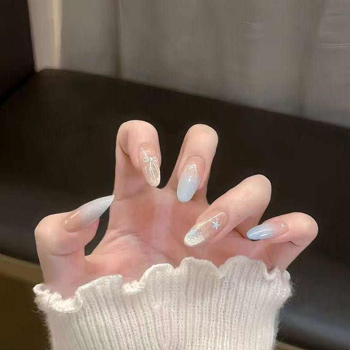 Artificial Nails in Stylish Ombre Design Kalsten