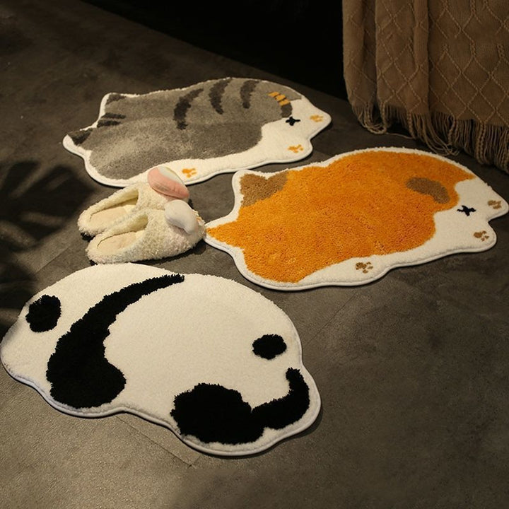 Cute Panda Shaped Bath Mat