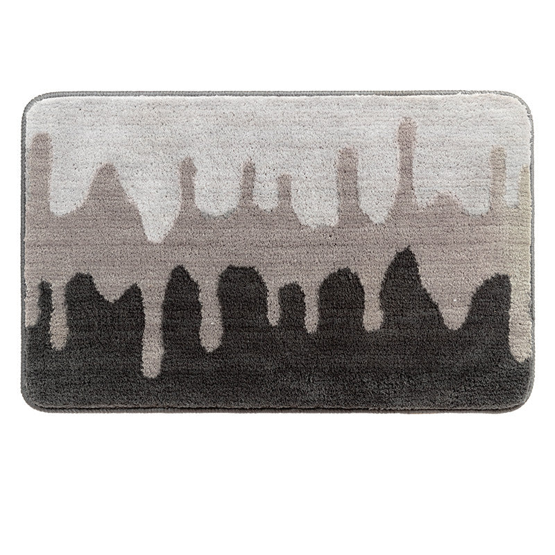 Plush Textured Bath Mat Kalsten