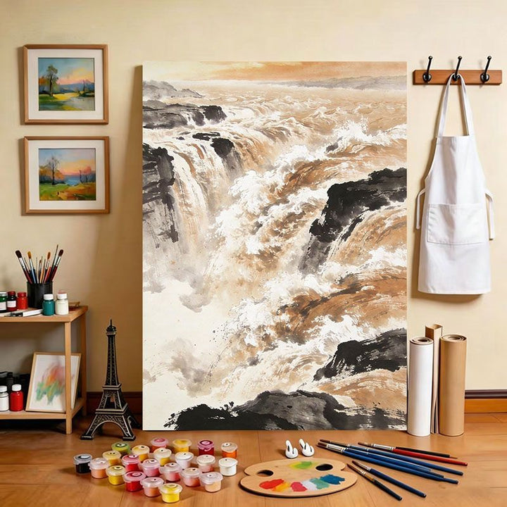 Scenic River Canvas Art Print Kalsten