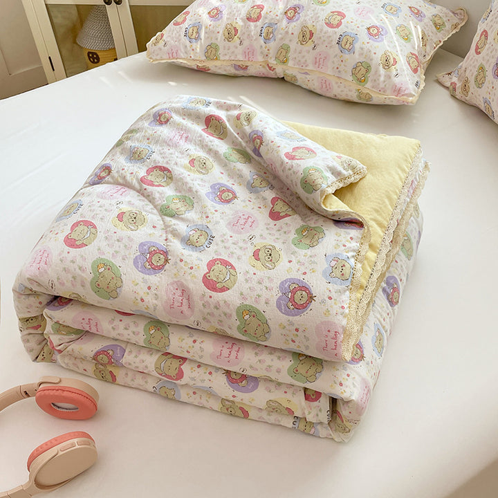 Ladies comfort duvet with delicate floral pattern and high-quality filling Kalsten