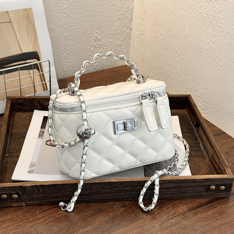 Quilted Mini Handheld Crossbody Bag